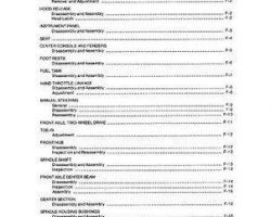Allis Chalmers 79010061 Service Manual - 5215 Compact Tractor (chassis section)