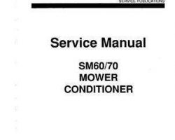 Deutz Fahr 79012072 Service Manual - SM60 / SM70 Disc Mower (RC / TC)