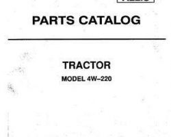 Allis Chalmers 79012091 Parts Book - 4W-220 Tractor