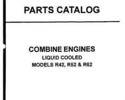 Gleaner 79016169 Parts Book - 2500 / 2600 / R42 / R52 / R62 Engine (liquid cooled)