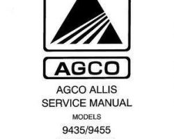 AGCO Allis 79016313 Service Manual - 9435 / 9455 Tractor (packet)