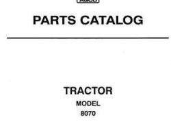 Allis Chalmers 79017044 Parts Book - 8070 Tractor