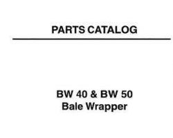 Hesston 79017147B Parts Book - BW40 / BW50 Bale Wrapper (Mini Wrap) (1996)