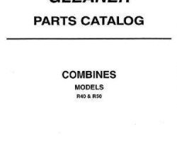 Gleaner 79017236 Parts Book - R40 / R50 Combine