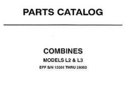 Gleaner 79017270 Parts Book - L2 Combine (eff sn 13000-28001)