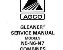 Gleaner 79017282 Service Manual - N5 / N6 / N7 Combine (packet)