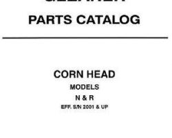 Gleaner 79017317 Parts Book - N / R Series Corn Head (sn 2001-8000)