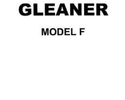 Gleaner 79017421 Parts Book - F Combine (eff sn 12201)