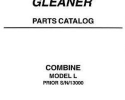Gleaner 79017458 Parts Book - L Combine