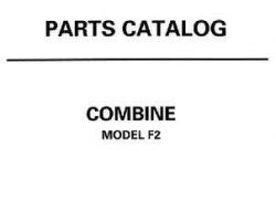Gleaner 79017551 Parts Book - F2 / F3 Combine (prior sn 51001)