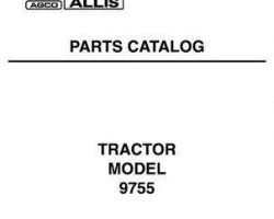 AGCO Allis 79017624 Parts Book - 9755 Tractor