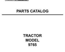 AGCO Allis 79017626 Parts Book - 9765 Tractor