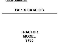 AGCO Allis 79017630 Parts Book - 9785 Tractor