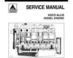 AGCO Allis 79017651 Service Manual - 320 / 420 / 620 / 634 Sisu (Valmet) Engine (diesel)