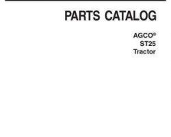 AGCO 79018934C Parts Book - ST25 Compact Tractor