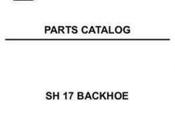 AGCO 79019096 Parts Book - SH17 Backhoe