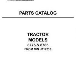 AGCO Allis 79019161 Parts Book - 8775 / 8785 Tractor (Cummins, eff sn J117019)