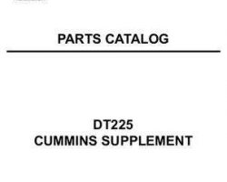 AGCO 79019181 Parts Book - DT225 Cummins (supplement)