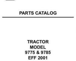 AGCO Allis 79019270 Parts Book - 9775 / 9785 Tractor (eff 2001)