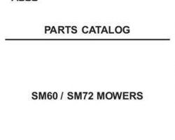 AGCO 79019286B Parts Book - SM60 / SM72 Mid-Mount Mower