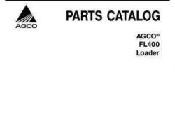 AGCO 79019350E Parts Book - FL400 Loader