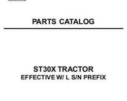 AGCO 79019367B Parts Book - ST30X Compact Tractor (std trans, eff sn 'L')