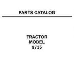 AGCO Allis 79019858 Parts Book - 9735 Tractor