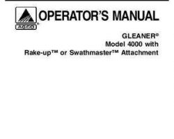 Gleaner 79021624 Operator Manual - 4000 Pickup Header (sn SM41101-SP41126, 2003-05)