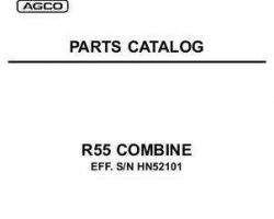 Gleaner 79021867D Parts Book - R55 Combine (eff sn HN52101, 2004)