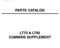 AGCO 79022315A Parts Book - LT70 / LT85 Tractor (Cummins supplement)