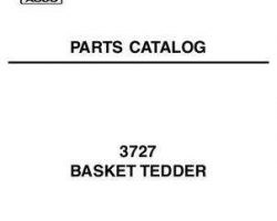 Hesston 79022775 Parts Book - 3727 Tedder (3 point & pull-type)