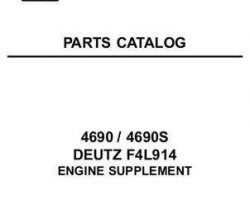 Hesston 79023596A Parts Book - 4690 / 4690S Baler (Deutz F4L914 engine supplement)