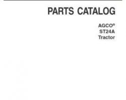 AGCO 79023599B Parts Book - ST24A Compact Tractor