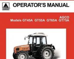 AGCO 79024293B Operator Manual - GT45A / GT55A / GT65A / GT75A Tractor (tier 2)