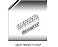 AGCO 79026384E Parts Book - 6333 Land Finisher (attachment)