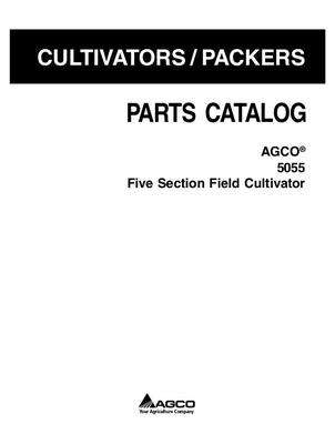 AGCO 79027271D Parts Book - 5055 Field Cultivator (5 section)