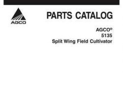 AGCO 79028112B Parts Book - 5135 Field Cultivator