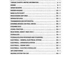 Gleaner 79033177B Service Manual - 2600 Combine (assembly)