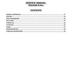 AGCO 79034267A Service Manual - 8792 / 8776 Planter (assembly)