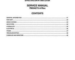AGCO 79034273A Service Manual - 8700 Series Planter (packet)