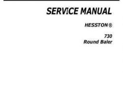 Hesston 79034280A Service Manual - 730 Round Baler
