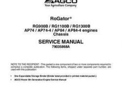 Ag-Chem 79035868A Service Manual - RG900B / RG1100B / RG1300B RoGator (tier 4f chassis) (packet)