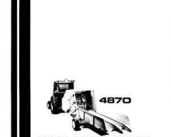 Hesston 8081382 Operator Manual - 4870 Bale Processor (1978-82)
