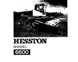 Hesston 8081465 Service Manual - 6600 SP Windrower (1974-77)