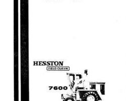 Hesston 8083347 Operator Manual - 7600 Field Queen (eff sn 2500)