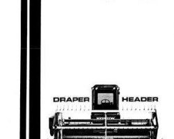 Hesston 8084774 Operator Manual - 6450 Draper Header (eff sn G-801)