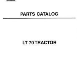 AGCO 819925M3 Parts Book - LT70 Tractor