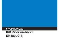 Kobelco Excavators model SK480LC Service Manual