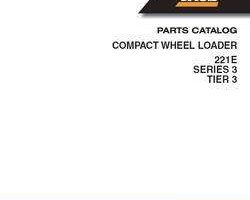 Parts Catalog for Case Wheel loaders model 221E