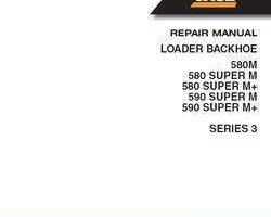 Case Loader backhoes model 580M Service Manual